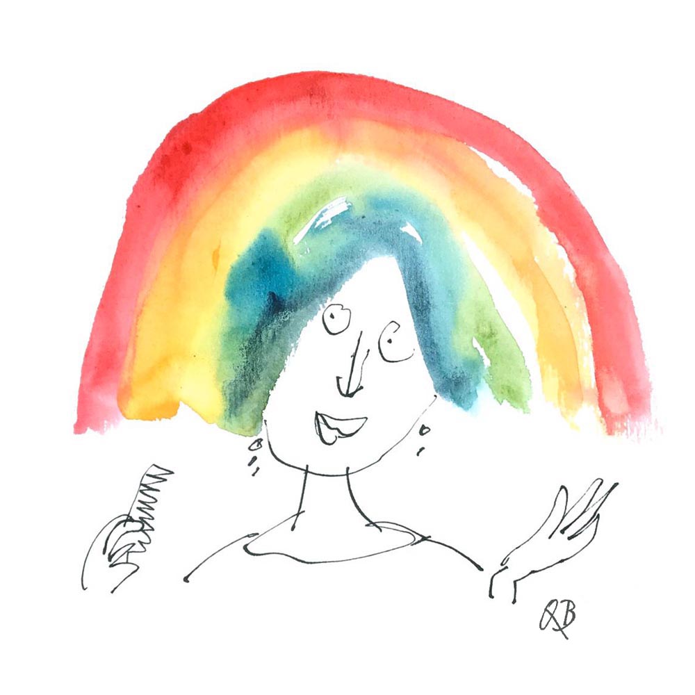 Send-a-Rainbow-by-Quentin-Blake-©-The-Artist-Sir-Quentin-Blake