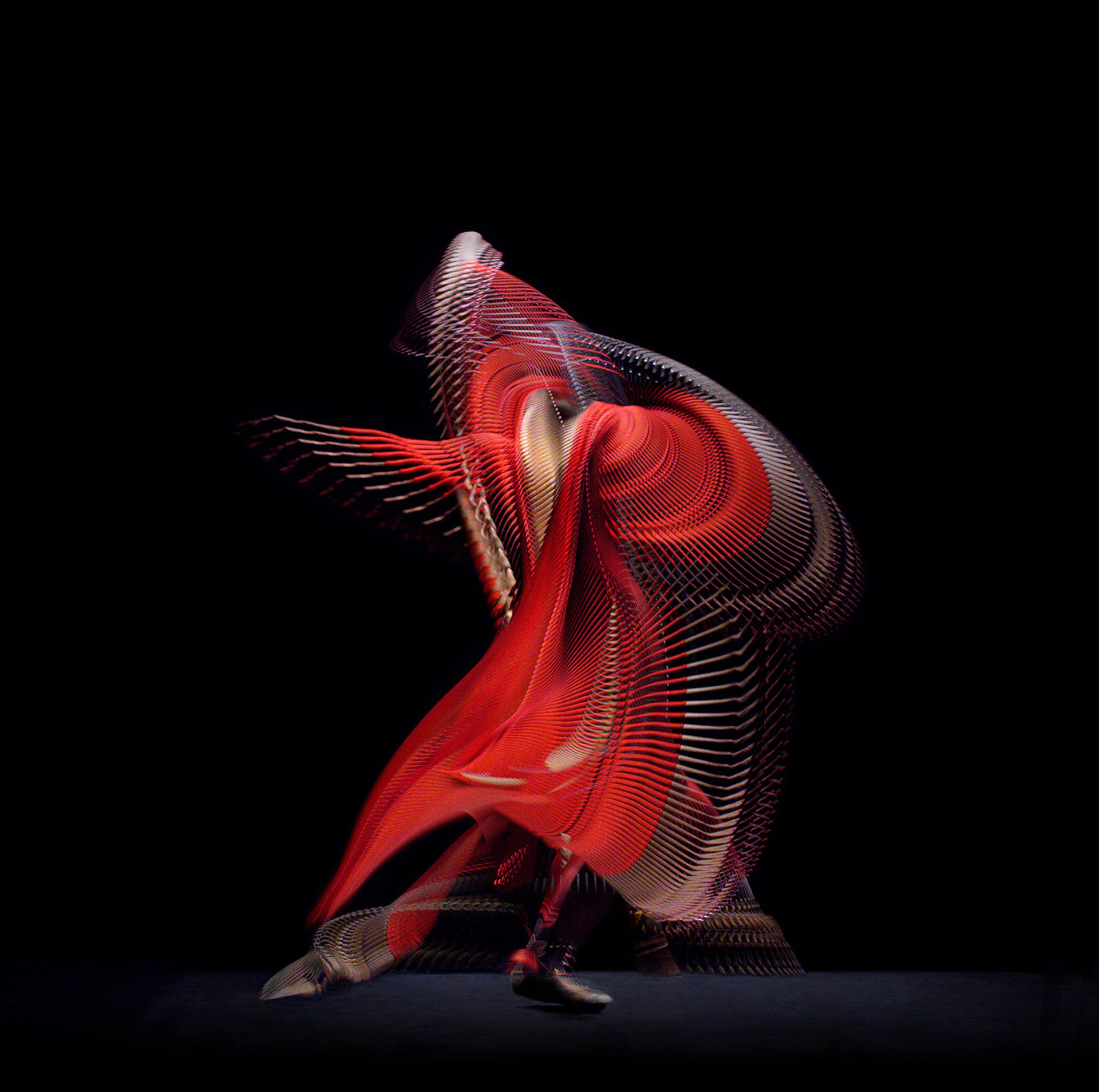 Abstract Dancer Red 3, Giles Revell