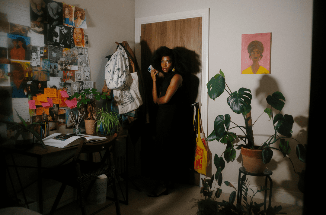 Adaeze Ihebom, The Artist's Room, 2022