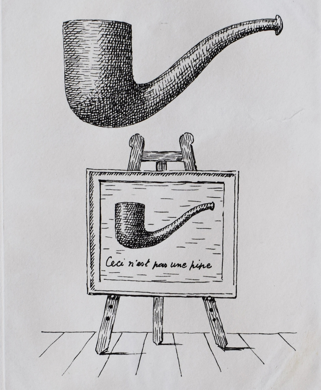 This is not a Pipe – the two Mysteries, from: Dawn of the Antipode | Ceci n'est pas une pipe - les deux mystères