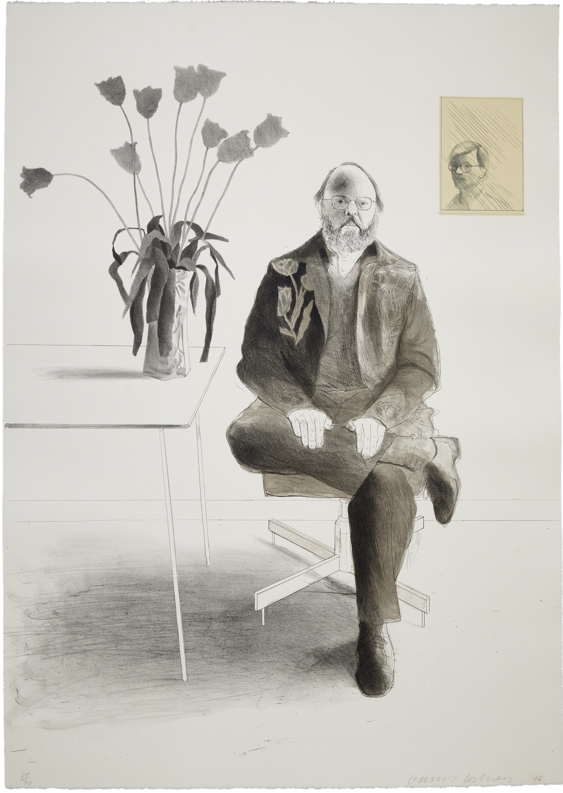 Henry Seated with Tulips