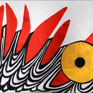 Alexander Calder, Six Dents Rouges, c.1970. Courtesy of Crane Kalman Gallery.