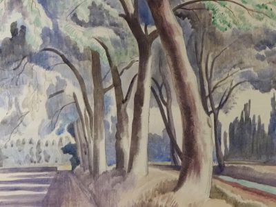 John Nash RA, Row of Trees. Courtesy of Thomas Spencer Fine Art