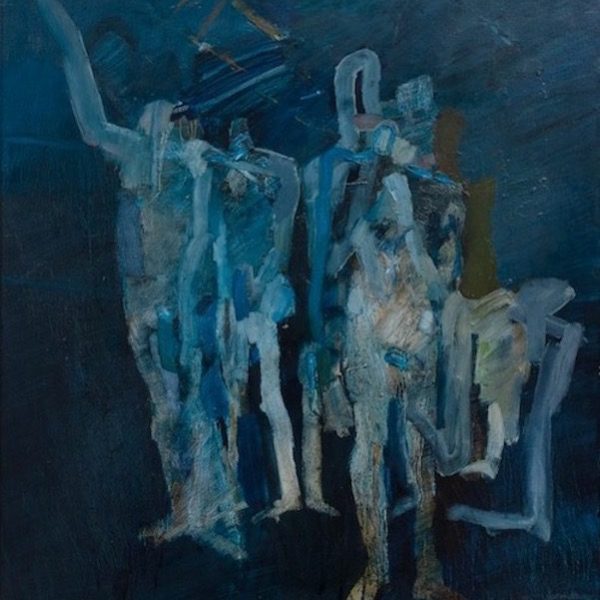 Keith Vaughan, Blue Assembly, 1912-1977. Courtesy of Zuleika Gallery.