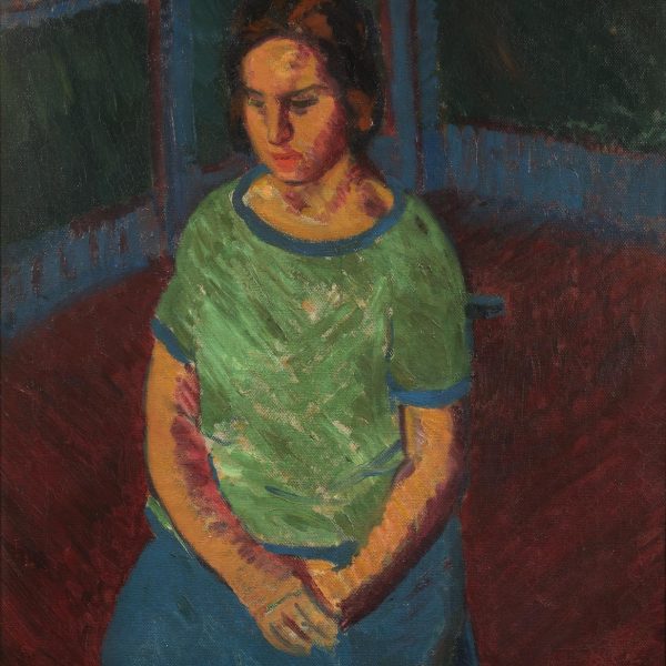 Sir-Matthew-Smith-Seated-Model-Woman-in-Green-1920.-Courtesy-of-Crane-Kalman-Gallery.
