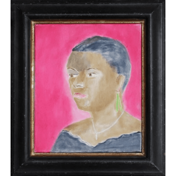 Craigie Aitchison RA, Portrait of Naaotwa with Green Earring