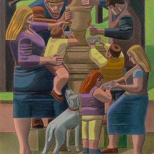 William Roberts RA, The drinking fountain, 1967. Courtesy of Richard Green.