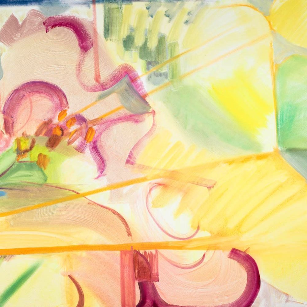 Charlotte Edsell, Arthur’s Orchard, 2020, Oil on canvas, 88 x 104 cm © The Artist